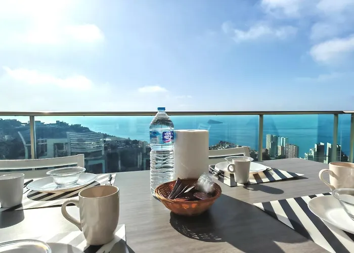 Apartament Skyline 39 Increibles Vistas Al Mar Desde La Terraza Privada En La Planta 39