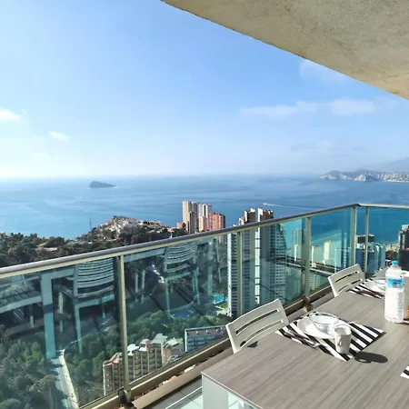 Increibles Vistas Al Mar Desde La Terraza Privada En La Planta 39 Apartamento